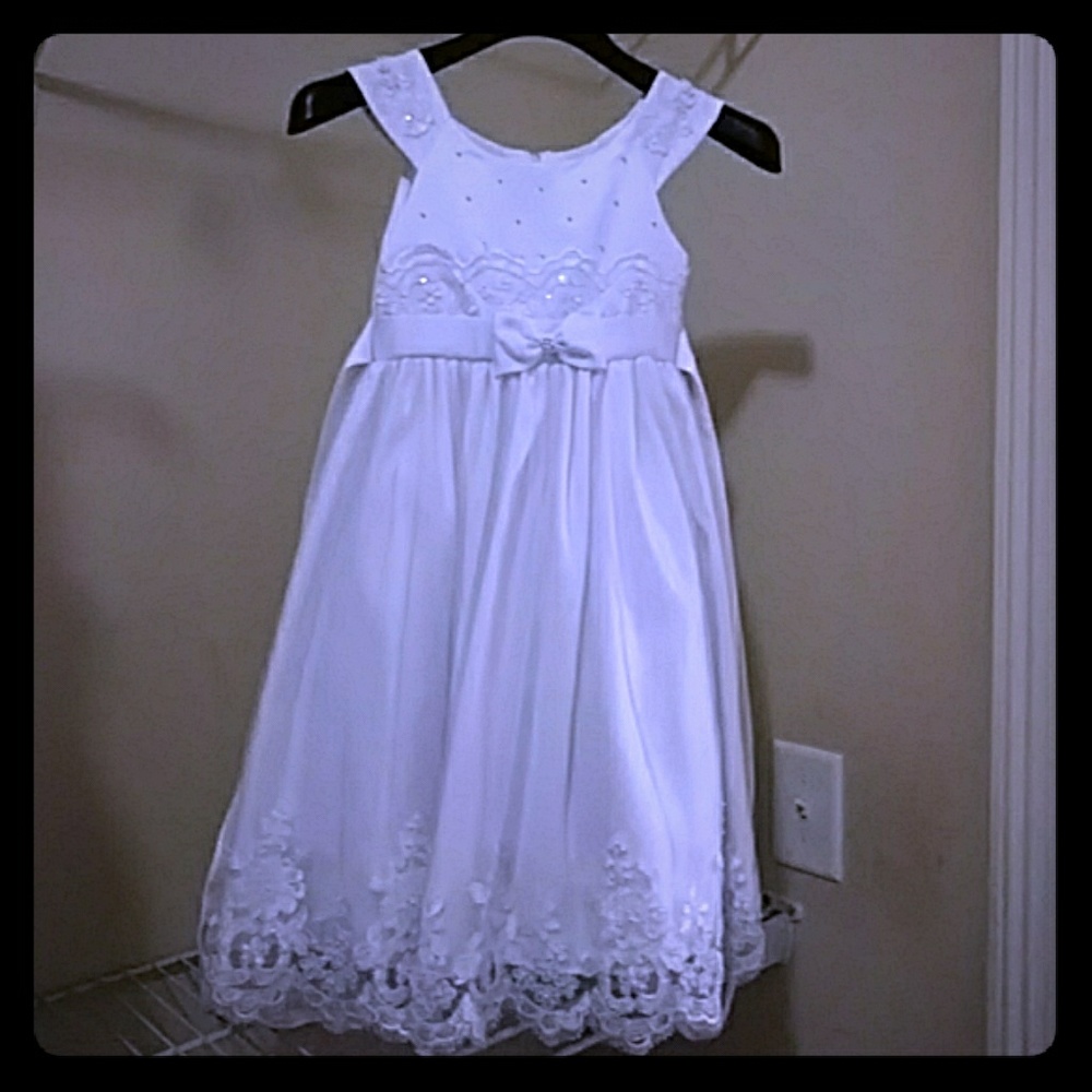 Girl Formal White Dress