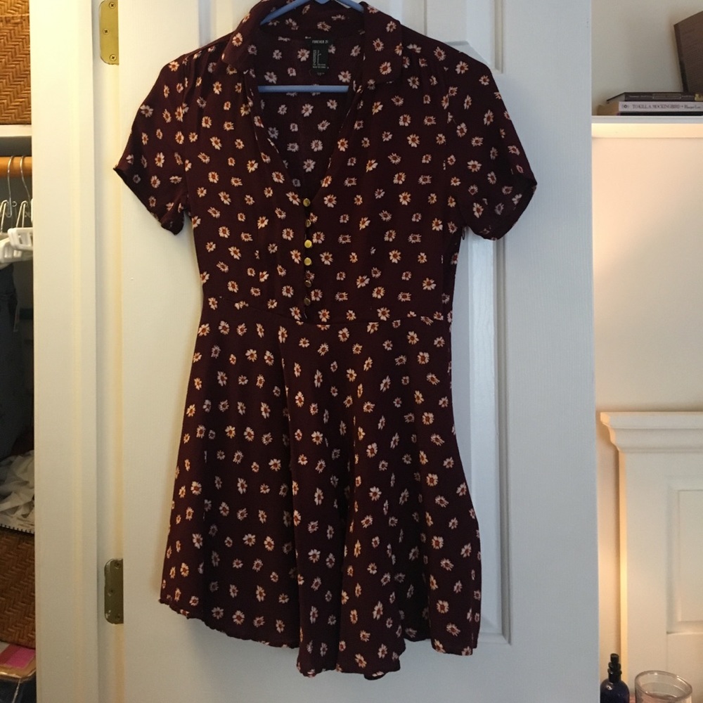 forever 21 floral print dress