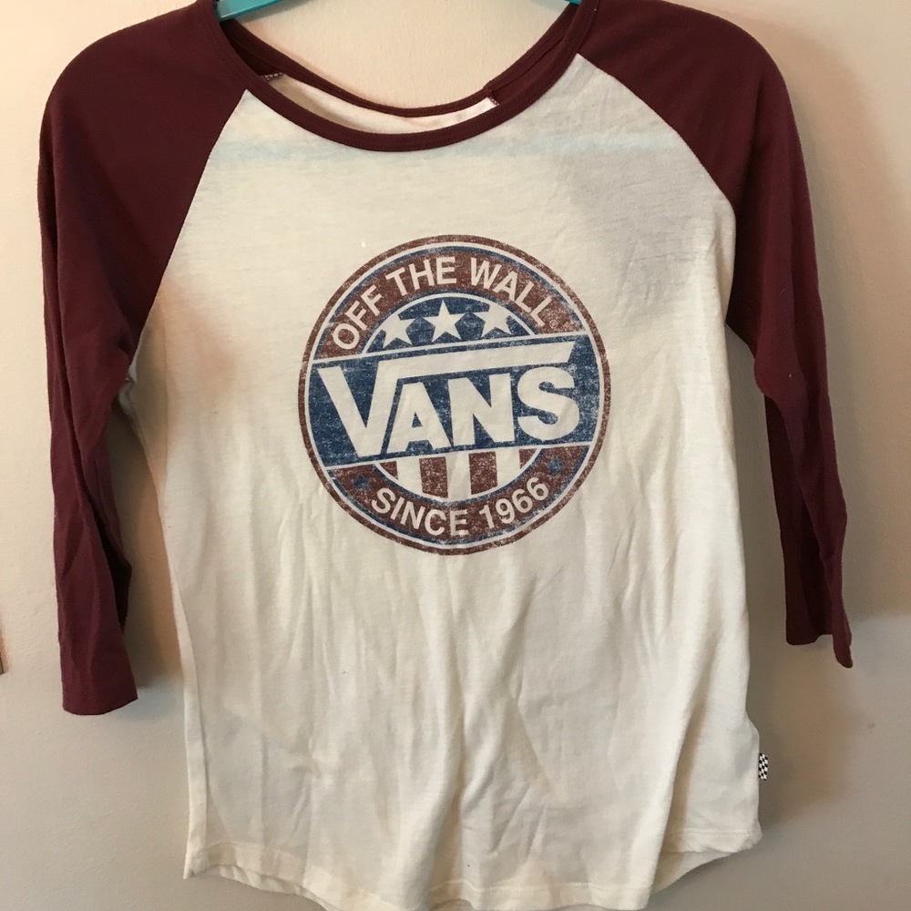 Vans 3/4 sleeve shirt