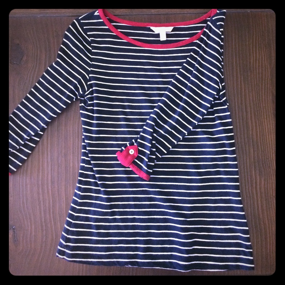 Banana Republic striped shirt xxs
