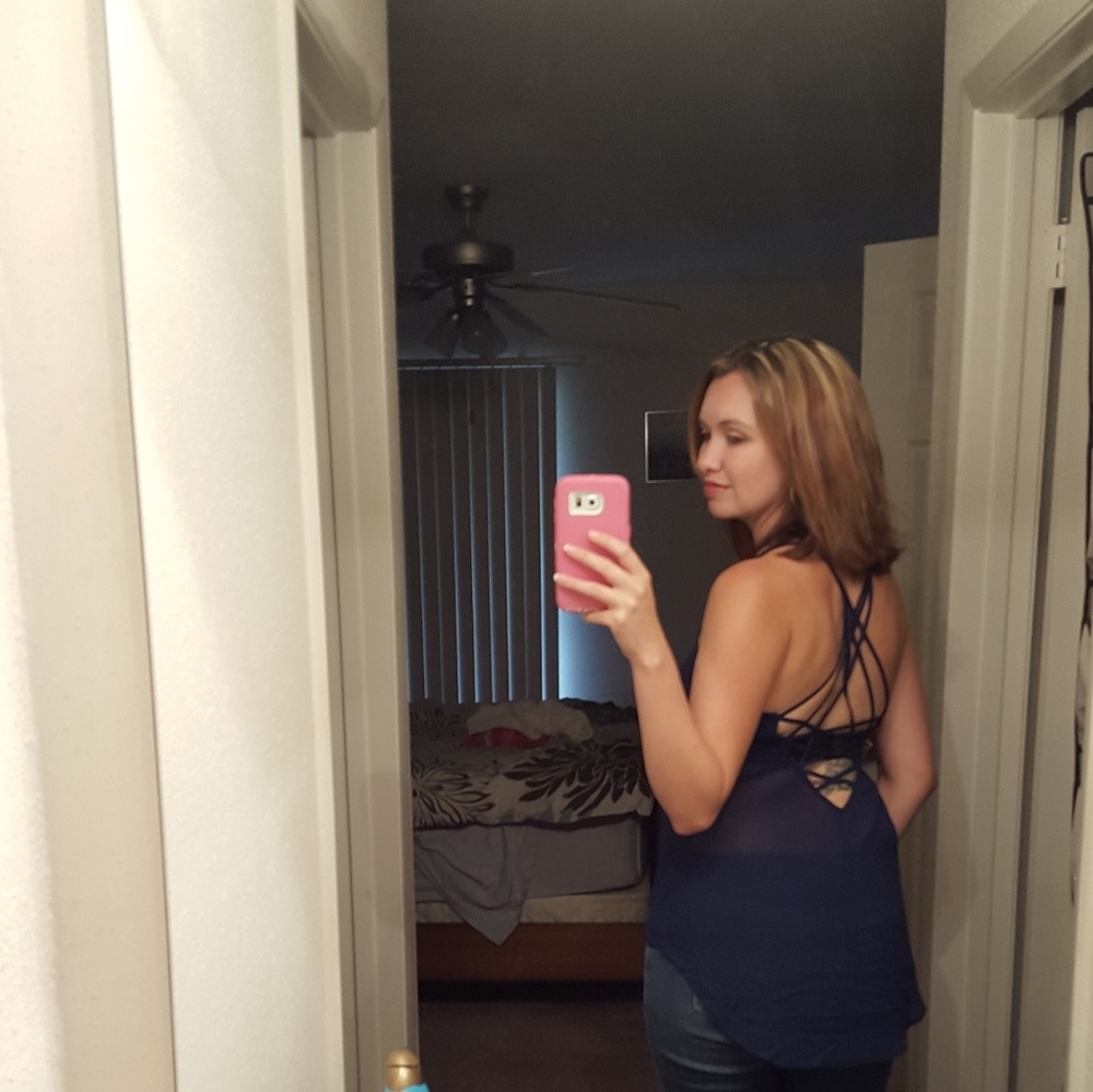 Strappy back top