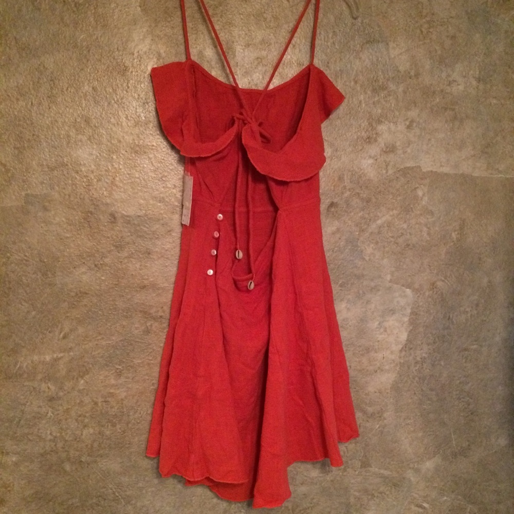 🌸HOLD🌸Free People More Than A Mini Lace-Up Dress - Picture 6 of 8