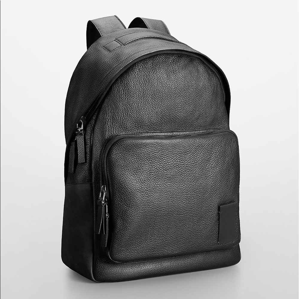 Unisex Leather Calvin Klein Backpack
