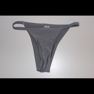 Light gray bikini.