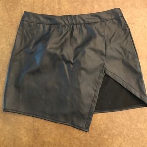 Leather skirt