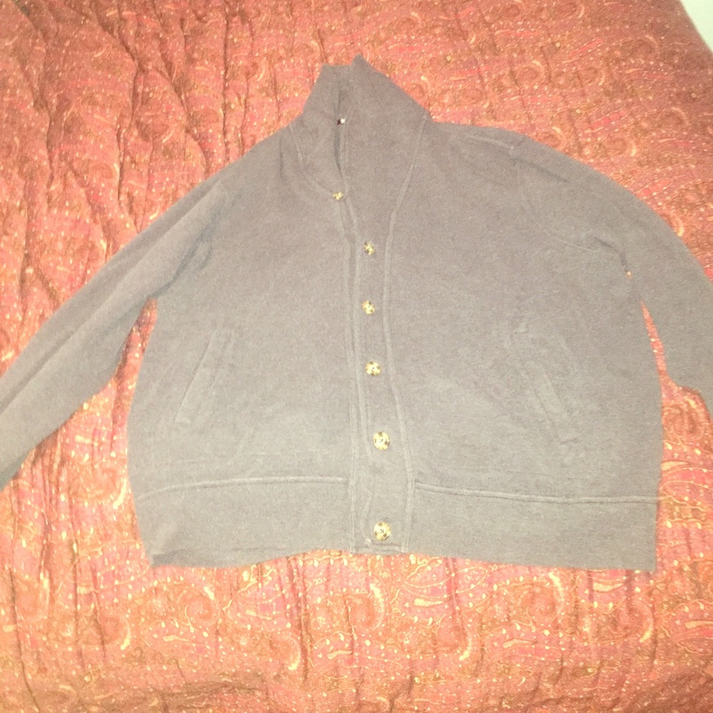 Shawl collar cardigan sweater