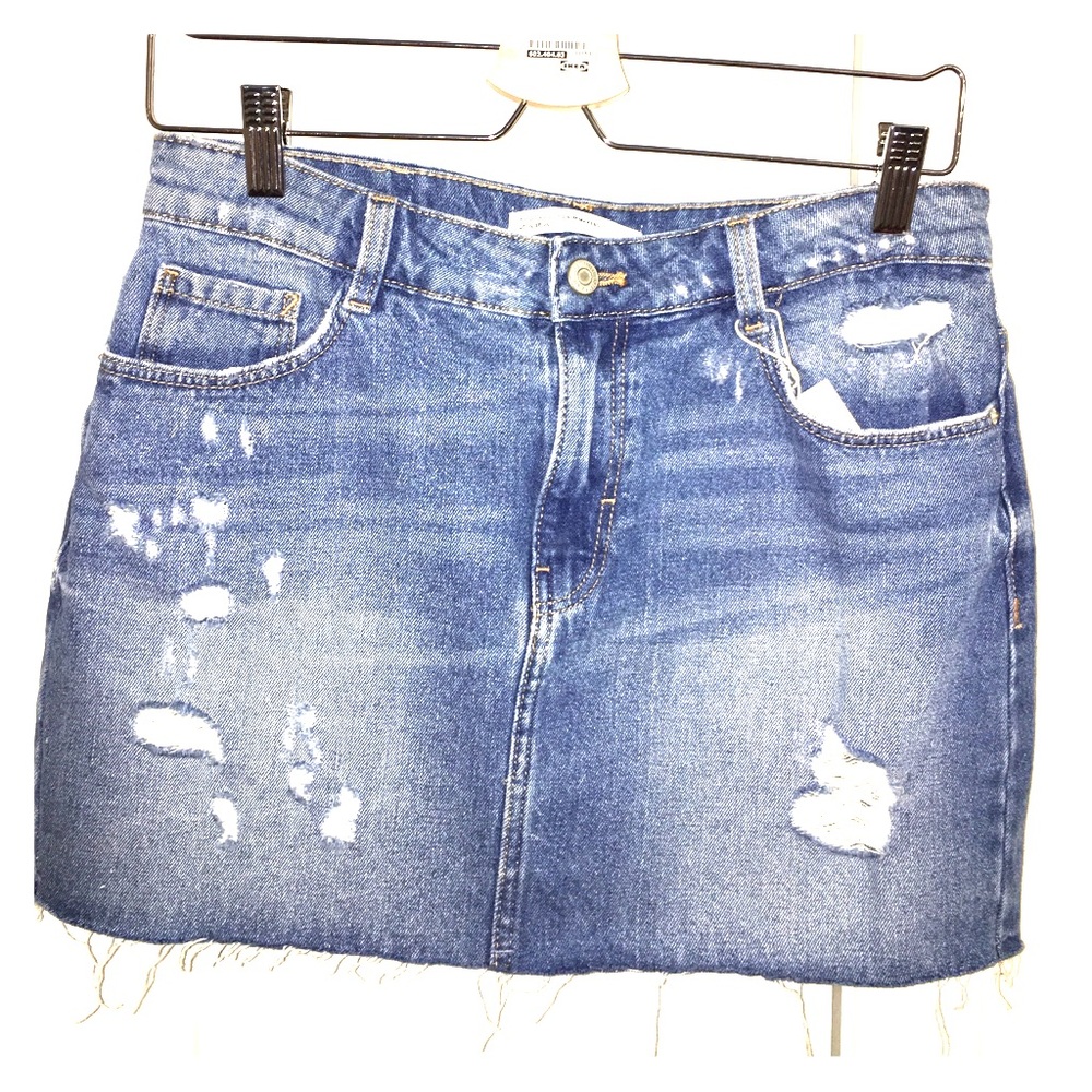 Zara denim skirt