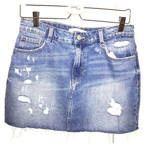 Zara denim skirt