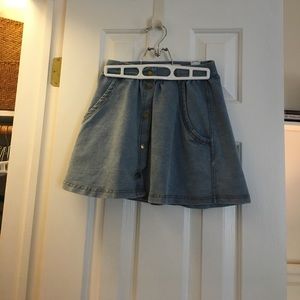 Bullhead denim skirt