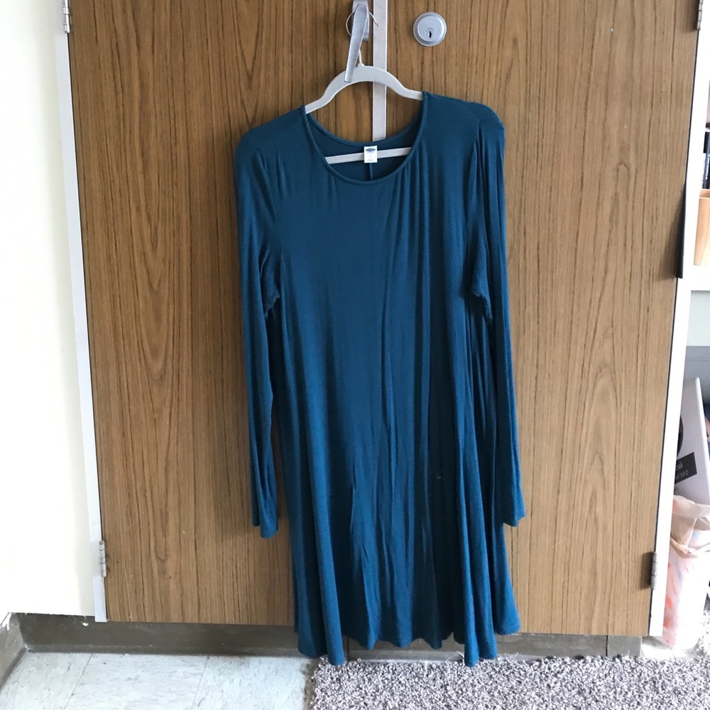 Teal Old Navy Swing Dress