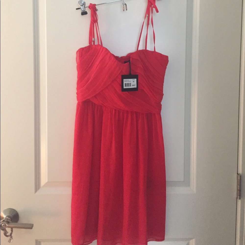 🎉SALE💓NWT The Kooples red chiffon dress, XS