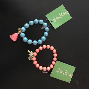 Lilly Pulitzer beaded bracelets