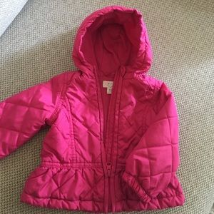 Cute pink 🎀 baby puffer