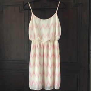 White & Pink Dress