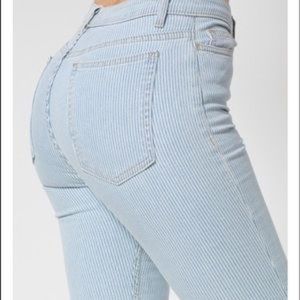 BRAND NEW AMERICAN APPAREL STRIPED JEANS