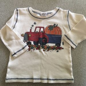 Fall boys waffle long sleeve shirt 2T