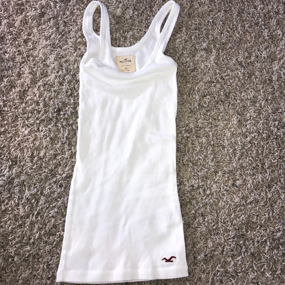 Hollister white tank