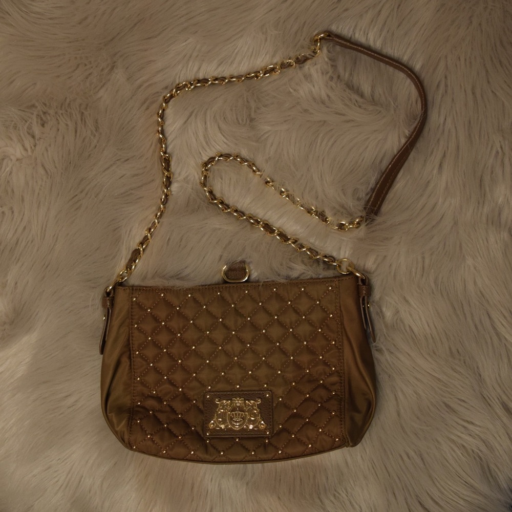 Juicy Couture Quilted Nylon Crossbody Purse