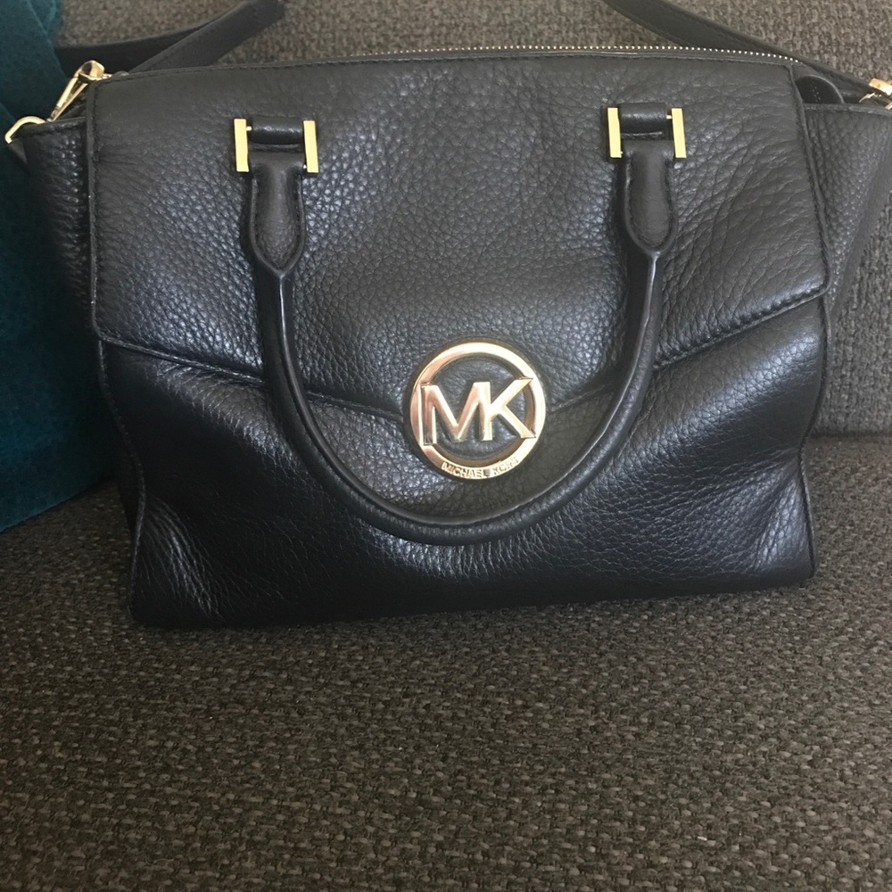 Michael Kors Hudson Leather Satchel