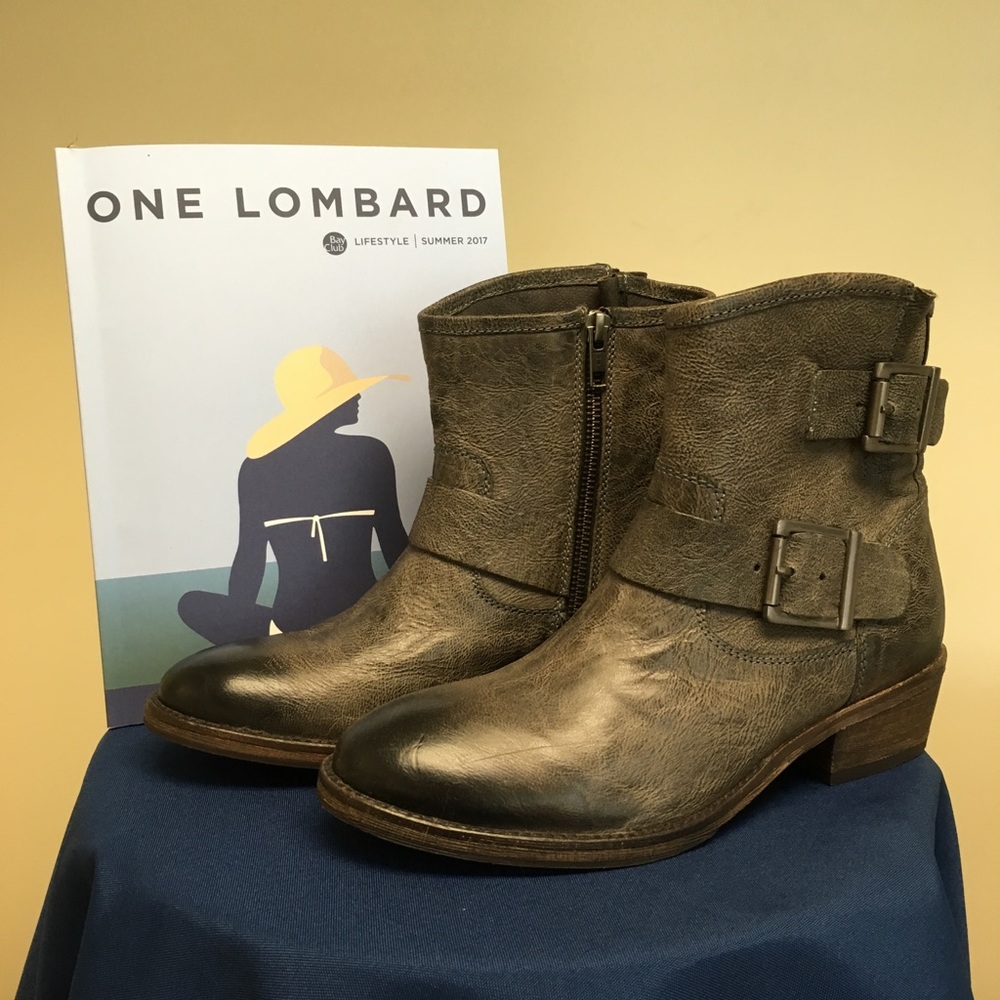 Castanets Grey Combat Boots