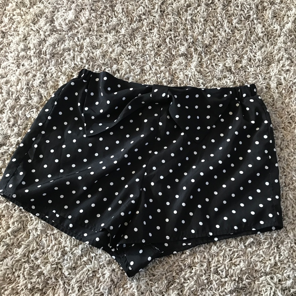 La hearts polka dot shorts s