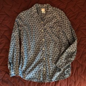 Gap fitted boyfriend button down