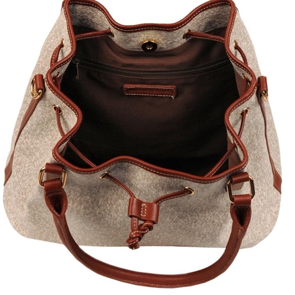 ❤️💐HOST PICK-New Wilsons Leather Genuine Drawstring Tote Shoulder Bag - Picture 5 of 10