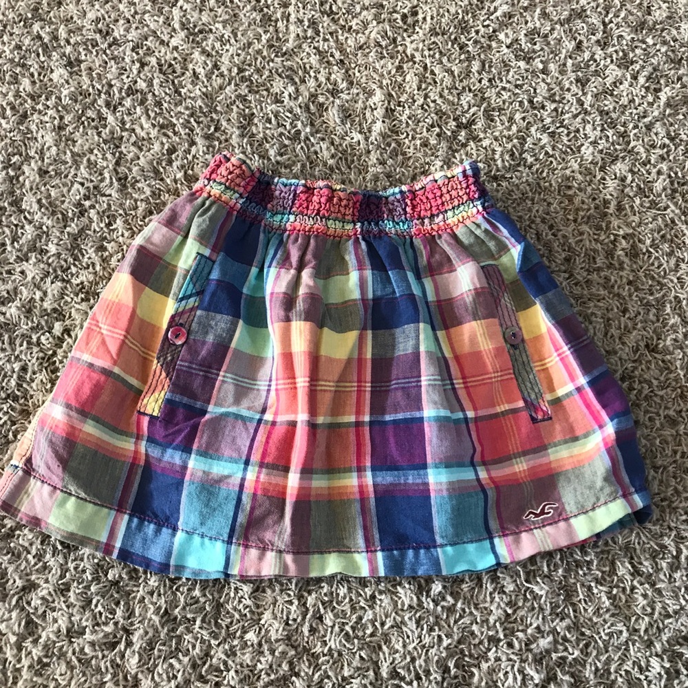 Hollister plaid skirt