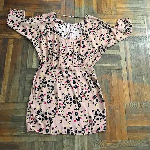 Silence & Noise Blouson Cheetah Dress - Picture 3 of 4