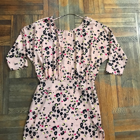 Silence & Noise Blouson Cheetah Dress - Picture 2 of 4