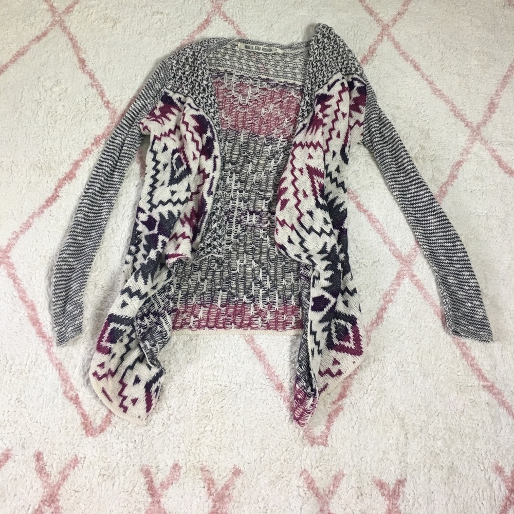 Tribal Print Cardigan