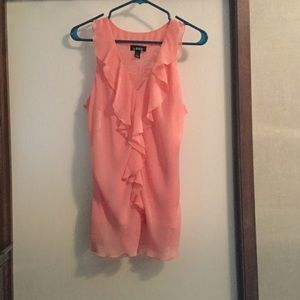 Coral Chiffon blouse
