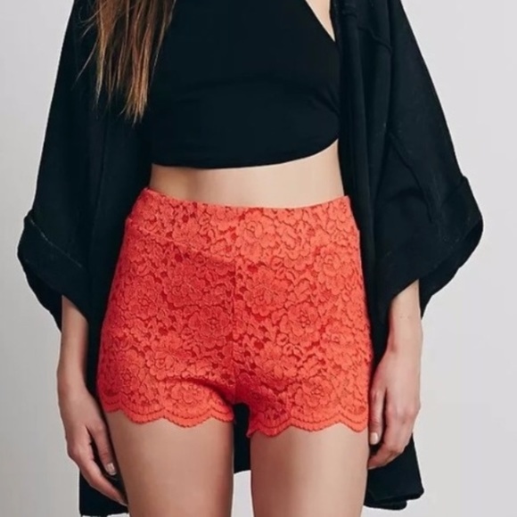 Free People Pants - Free People Lace Short Shorts