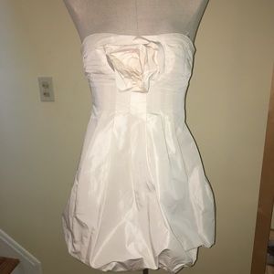bcbg ivory cocktail dress