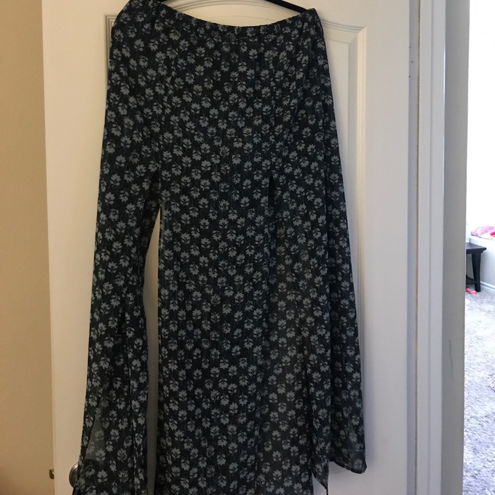Shorts and a long skirt together