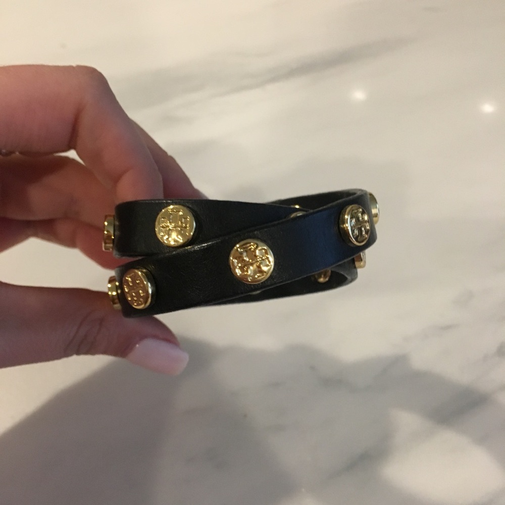 Tory Burch Double Wrap Logo Bracelet