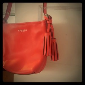 Coach coral cross body