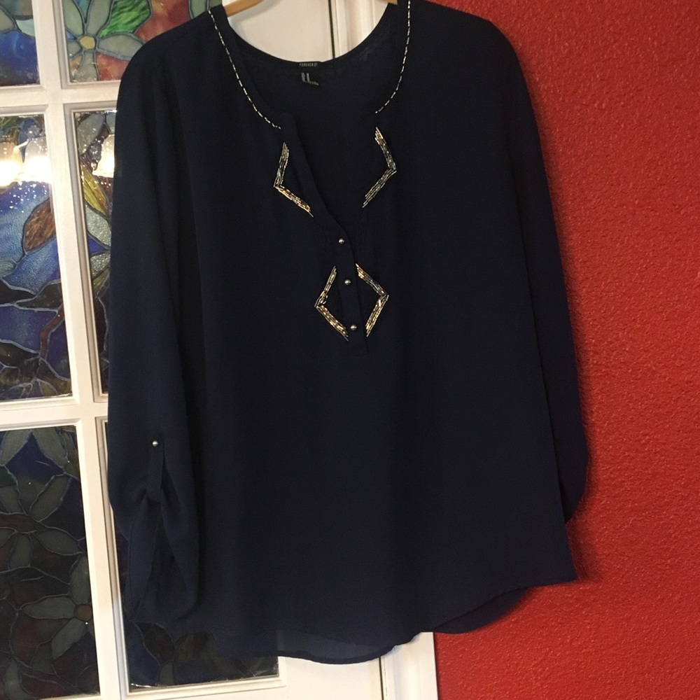 Sheer blouse