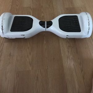 it has marks and scratches but works great