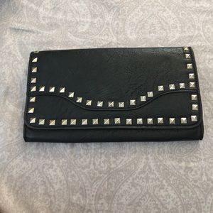 Black Forever 21 studded clutch