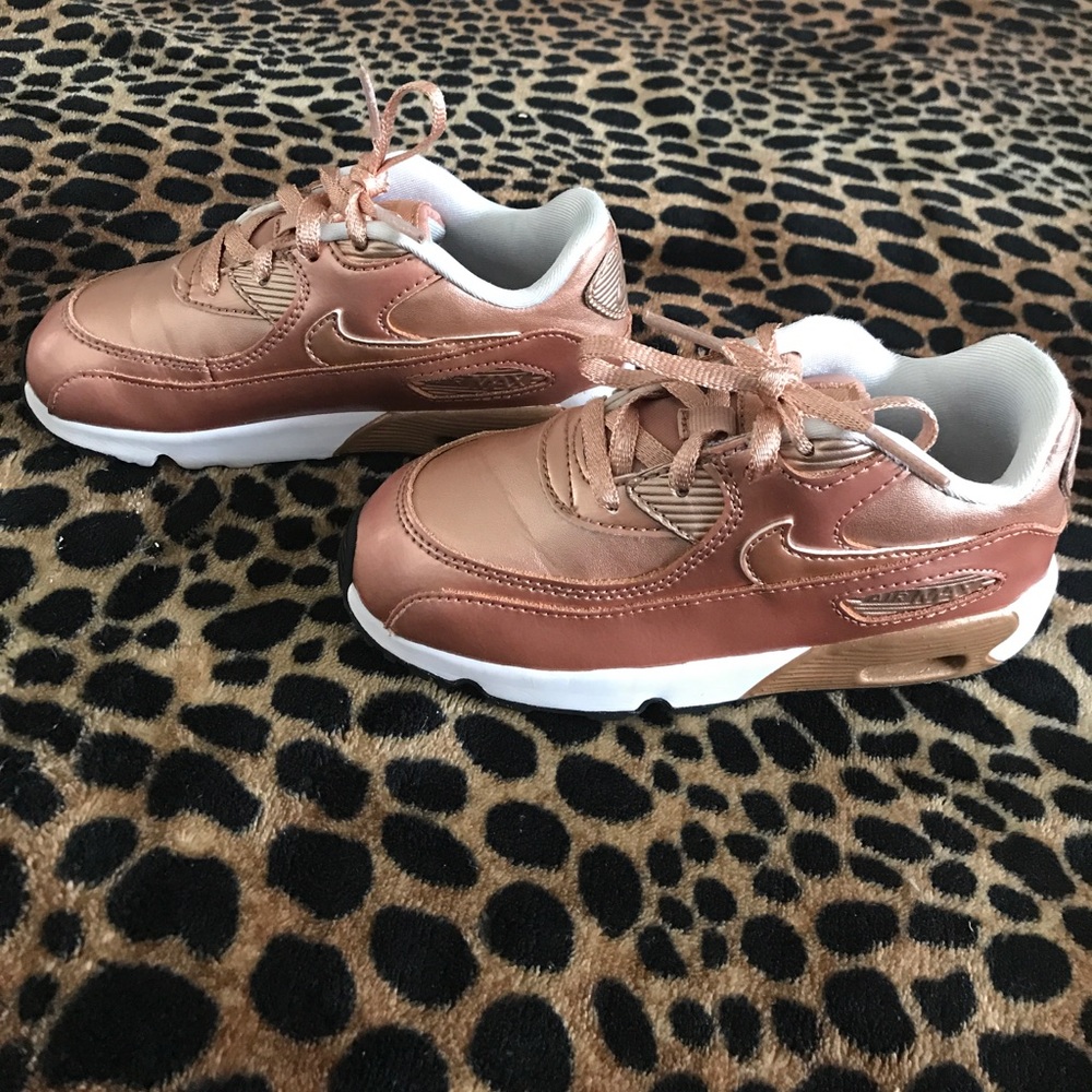 Metallic red bronze Toddler girl Nike Air Max 90