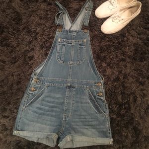 Denim overalls