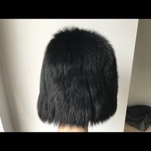 Fox fur hat