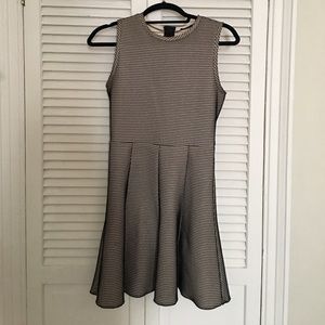 Zara laser cut mesh overlay dress