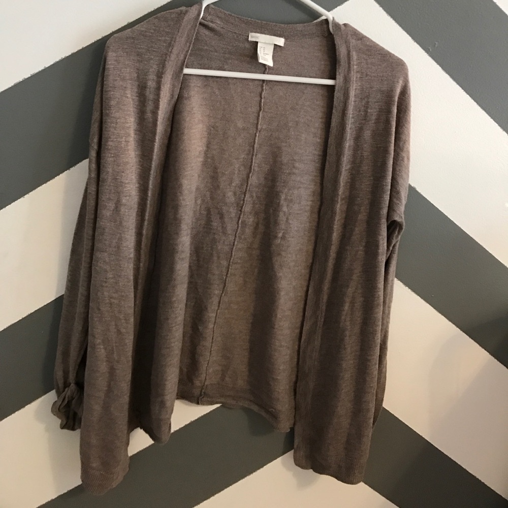 Basic tan cardigan