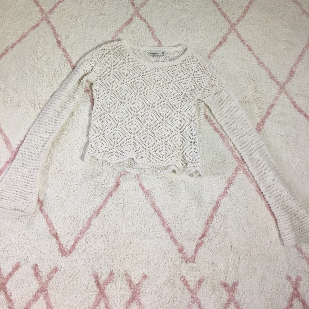 Knit White Sweater