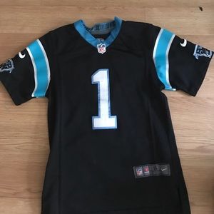 cam newton jersey stitched good quality kids small