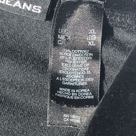 DKNY Jeans Active Black Velour Track Jacket - Picture 4 of 4