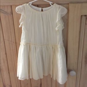 J Crew CREW CUTS 💐 Flower Girl Dress 100% Silk 2T