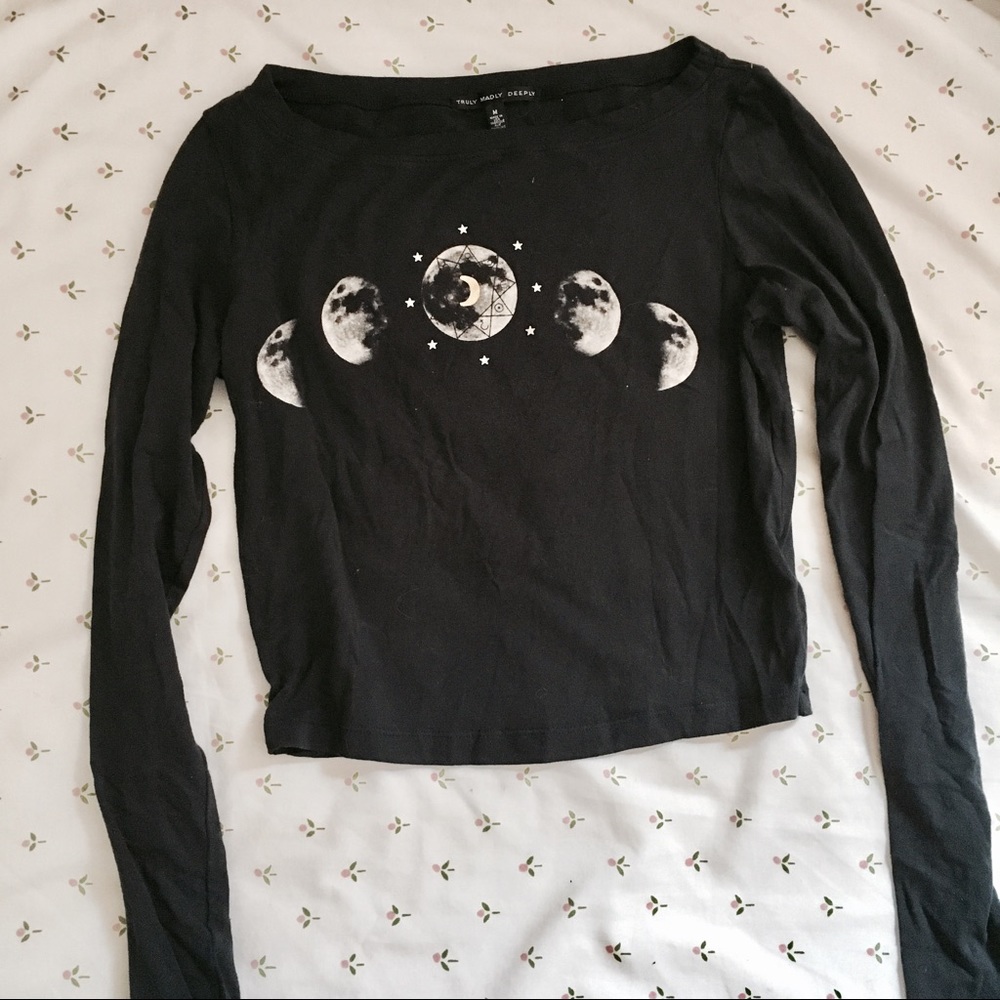 Truly Madly Deeply Long Sleeve Crop